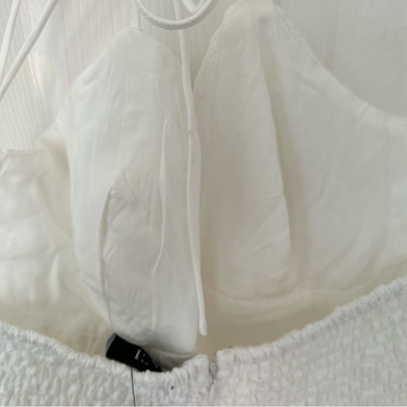 Vici Collection Noelle White Eyelet Strappy Open-Back Sundress - Picture 13 of 13